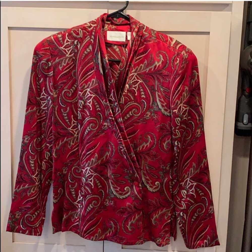 Dana Buchman silk top
